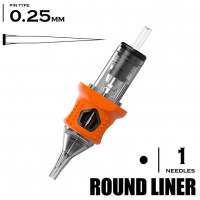 1 RLLT/0.25 Round Liner Long Taper MICRO "INKin"