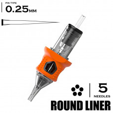 5 RLLT/0.25 Round Liner Long Taper MICRO "INKin"