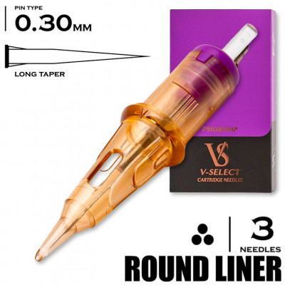 3 RLLT/0.30 - Round Liner Long Taper "V-Select PMU"