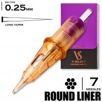 7 RLLT/0.25 - Round Liner Long Taper Micro "V-Select PMU"
