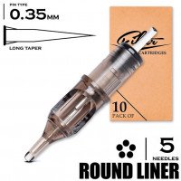 5 RLLT/0.35 - Round Liner Long Taper "EZ FILTER"