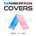 Барьерная защита AVA Skulldna Pen Machine Self-Sealing Blue 65x210mm, 100 шт