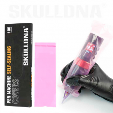 Барьерная защита AVA Skulldna Pen Machine Self-Sealing Pink 65x180mm, 100 шт Барьерная защита AVA Skulldna Pen Machine Self-Sealing Pink 65x180mm, 100 шт