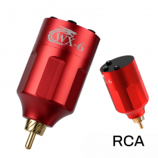 Беспроводной блок питания WX-6 Pro Tattoo Battery Pack RCA Red