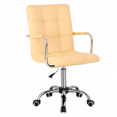 Стул мастера с подъемником QUADRO BEIGE Стул мастера с подъемником QUADRO BEIGE