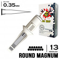 13RM/0,35 MM - ROUND MAGNUM "BIG-WASP" (STANDARD WHITE)
