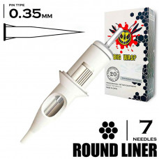 7RL/0,35 mm - Round Liner "BIG-WASP" (STANDARD WHITE) 