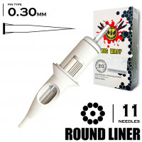 11RL/0,30 MM - ROUND LINER "BIG-WASP" (STANDARD WHITE) 
