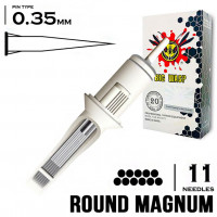 11RM/0,35 MM - ROUND MAGNUM "BIG-WASP" (STANDARD WHITE)
