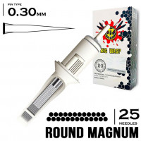 25RM/0,30 MM - ROUND MAGNUM "BIG-WASP" (STANDARD WHITE)