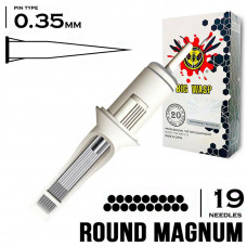 19RM/0,35 MM - ROUND MAGNUM "BIG-WASP" (STANDARD WHITE)