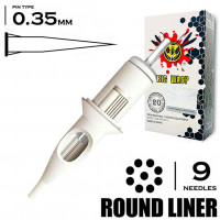 9RL/0,35 mm - Round Liner "BIG-WASP" (STANDARD WHITE) 