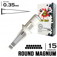 15RM/0,35 MM - ROUND MAGNUM "BIG-WASP" (STANDARD WHITE)
