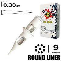 9RL/0,30 MM - ROUND LINER "BIG-WASP" (STANDARD WHITE) 