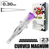 23CM/0,30 MM - RM/CURVED MAGNUM "BIG-WASP" (MATTE TRANSPARENT)