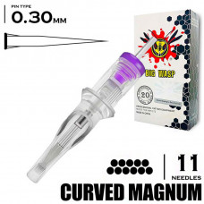 11CM/0,30 MM - RM/CURVED MAGNUM "BIG-WASP" (MATTE TRANSPARENT)