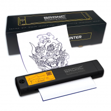 Термокопировальный беспроводной принтер BRONC Inkless Thermal Tattoo Printer Термокопировальный беспроводной принтер BRONC Inkless Thermal Tattoo Printer