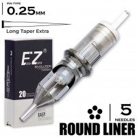 5 RLT/0.25 - Round Liner BugPin Extra Long Taper "Ez Revolution"