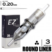 3 RL/0.20 - Micro Round Liner Pure Tip PM "Ez Revolution"