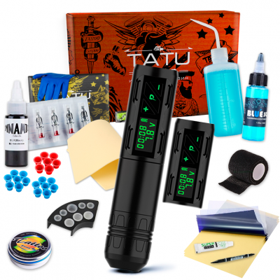 Тату набор c беспроводной машинкой Tattoo Kit - EZ Portex 2 Power