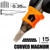 15 CMLT/0.35 Curved Magnum Long Taper - "INKin EZ tattoo"