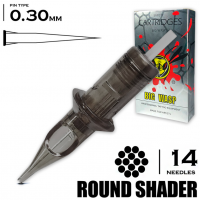 14RS/0,30 MM - ROUND SHADER "BIG-WASP"(PRESTIGE GREY)