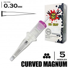 5CM/0,30 MM - RM/CURVED MAGNUM "BIG-WASP" (MATTE TRANSPARENT)