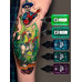 Набор Miki Mo - 16 цветов - КРАСКА Tattoo Ink