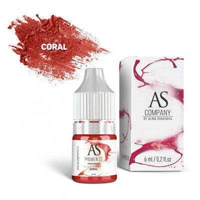 Пигмент для губ Coral (Коралл) AS-Company, 6мл