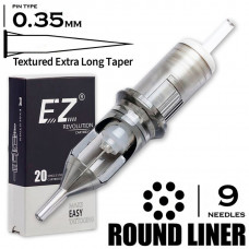 9 RLLT-T/0.35 - Round Liner Extra long taper Textured "Ez Revolution"