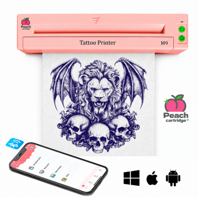 Беспроводной тату принтер PEACH-M9 Thermal Tattoo Printer