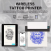 Термокопировальный беспроводной принтер NEWYES LD-0801 Wireless Tattoo Printer Black