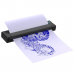 Термокопировальный беспроводной принтер NEWYES LD-0801 Wireless Tattoo Printer Black