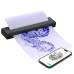 Термокопировальный беспроводной принтер NEWYES LD-0801 Wireless Tattoo Printer Black