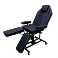 Кресло механического типа с фиксированной высотой с двумя ногами Black Tattoo