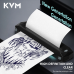 Беспроводной термо принтер KVM-P15 Tattoo Stencil Printer