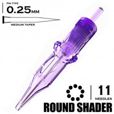 11 RSMT/0.25 - ROUND SHADER MEDIUM TAPER "MAST PRO"