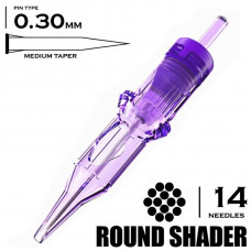 14 RSMT/0.30 - ROUND SHADER MEDIUM TAPER "MAST PRO"