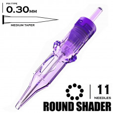 11 RSMT/0.30 - ROUND SHADER MEDIUM TAPER "MAST PRO"