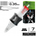 7 MGLT/0.35 - Magnum Long Taper "DragoArt Frottage"
