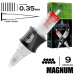 9 MGLT/0.35 - Magnum Long Taper "DragoArt Frottage"