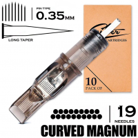 19 CMLT/0.35 - Curved Magnum Bugpin Long Taper "EZ FILTER"