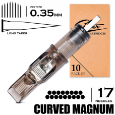 17 CMLT/0.35 - Curved Magnum Bugpin Long Taper "EZ FILTER"