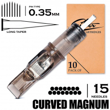 15 CMLT/0.35 - Curved Magnum Bugpin Long Taper "EZ FILTER"