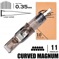 11 CMLT/0.35 - Curved Magnum Bugpin Long Taper "EZ FILTER"