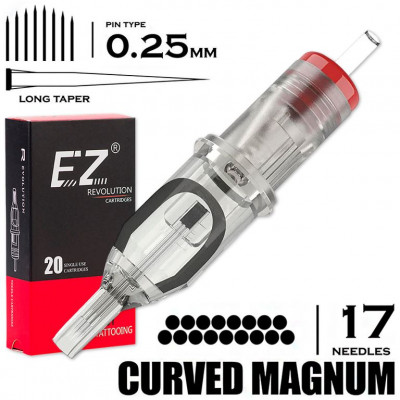 17 CMLT/0.25 - Curved Magnum Bugpin Long Taper "Ez Revolution"