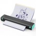 Термокопировальный беспроводной принтер AIMO M08F Wireless Tattoo Printer Black