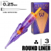3 RLLT/0.25 - Round Liner Long Taper Extra - AVA Arrow