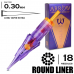 18 RLLT/0.30 - Round Liner Long Taper Extra - AVA Arrow