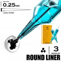 3 RLLT/0.25 - Round Liner Long Taper - BIG WASP X